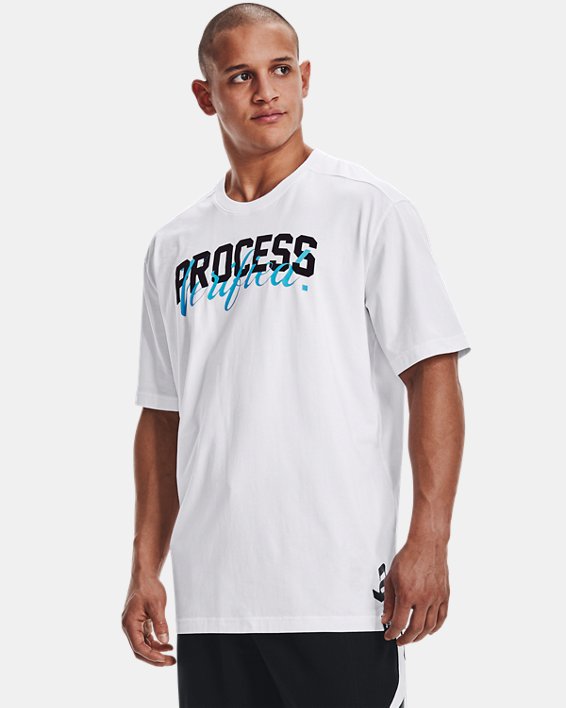 Men's UA Embiid Talker T-Shirt, White, pdpMainDesktop image number 1